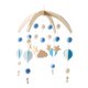 thumbnail image 2 of Móvil de Bebé con Bolas de Fieltro para Cuna, Juguete de Decoración Colgante para Dormitorio, Sonajeros para Cuna de Bebé, Móvil para Guarder Azul, 2 of 8