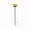 Yellow-B, variant on Pollinator Water Station, Garden Water Feeder, Iron Rust-Proof Ground Stake, Decorative Outdoor Bird Bath & Bee Feeder for Yard