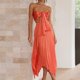 thumbnail image 2 of Mujeres Crop Top + Faldas Pecho Vendaje Tube Top + Midi Faldas Sin espalda Vacaciones Mujer FLhrweasw Nuevo, 2 of 7