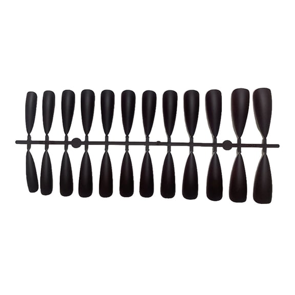 Vogacara Tabletas para mejorar las uñas Diseño de puntos elegantes Durabilidad Textura esmerilada Puntas de manicura para uñas falsas JM-10 Type1 NO1