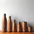thumbnail image 4 of S'well Vacuum Insulated Stainless Steel Water Bottle, Teakwood, 25 oz, 4 of 5