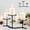 S-3 Candles, variant on Iron Candle Holder Fireplace: 3 Arms Metal Candelabra Centerpiece Decor - Candle Holder Stand for Candelabra Pillar Candles