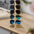 thumbnail image 1 of DYNWAVECA Eyeglasses Display Rack Glasses Display Stand Save Space Practical Glasses Storage Rack Eyeglass Frame Stand for Home Bedroom 19cmx37cm, 1 of 9