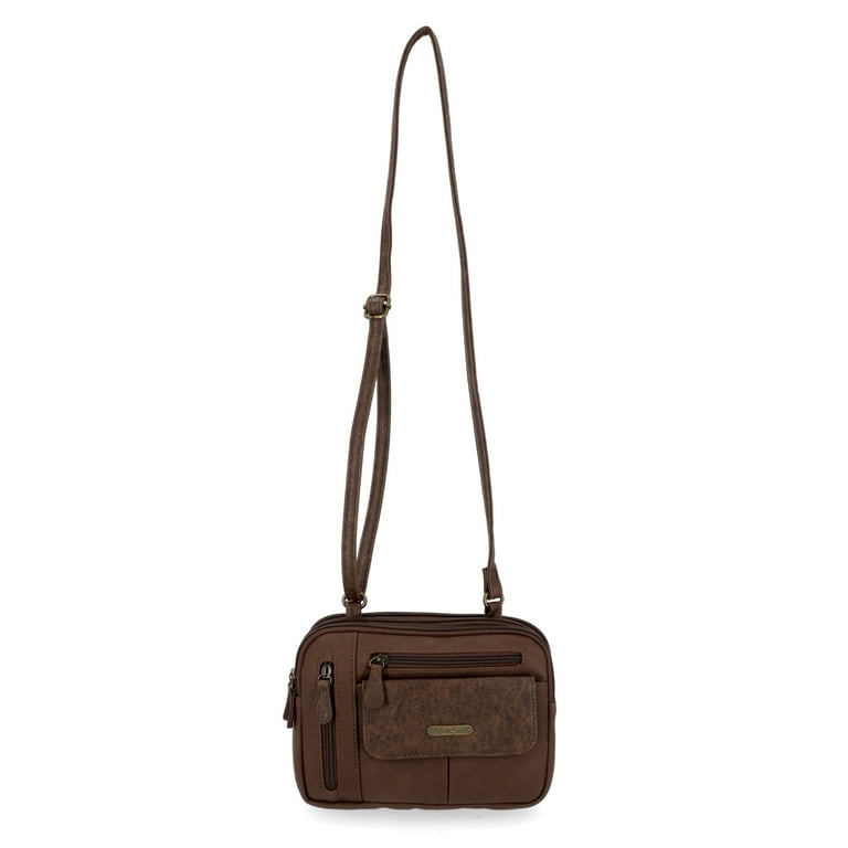 Multisac Zippy Triple Compartment Crossbody Bag for Women