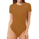 thumbnail image 1 of Xishao Women's Round Neck Short Sleeve T Shirts Basic Bodysuits Xishao ropa, 1 of 2