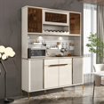 thumbnail image 2 of Light luxury dining side cabinet modern simple living room wine cabinet storage cabinet Kitchen cabinet tea cupboard against the My Lux Decor Round, 2 of 13