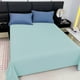 thumbnail image 3 of Sábana de cama de color sólido, cubrecama de algodón lavado con agua para cama individual 120cmx230cm, verde, 3 of 6