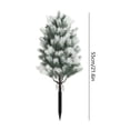 thumbnail image 2 of Artificial Christmas Pine Tree Stake with Realistic Cedar Branches and Pine Cones for Outdoor Yard, Porch, Pathways, and Garden Holiday Decoration, 2 of 5