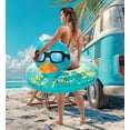 thumbnail image 4 of Tubo flotante inflable para piscina de patos POZA, confeti azul dorado, 4 of 7
