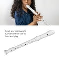 thumbnail image 4 of 3 Piece Kids Soprano Recorder Instrument, Baroque Fingering C Key Maple Wooden Flute, With Hard Case, Cleaning Kit For Beginners, 4 of 8