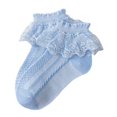 thumbnail image 1 of Baby Girl White Lace Ruffle Socks Breathable Baby Socks Spring Autumn Summer Dress Socks, 1 of 5