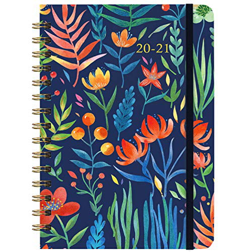 6.3" x 8.4", 2020-2021 Planner Academic Weekly & Monthly Planner with Tabs