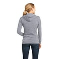 thumbnail image 2 of District Womens Core Fleece Full Zip Hoodie, 2 of 5