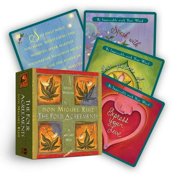 Four Agreements Cards, (Paperback)