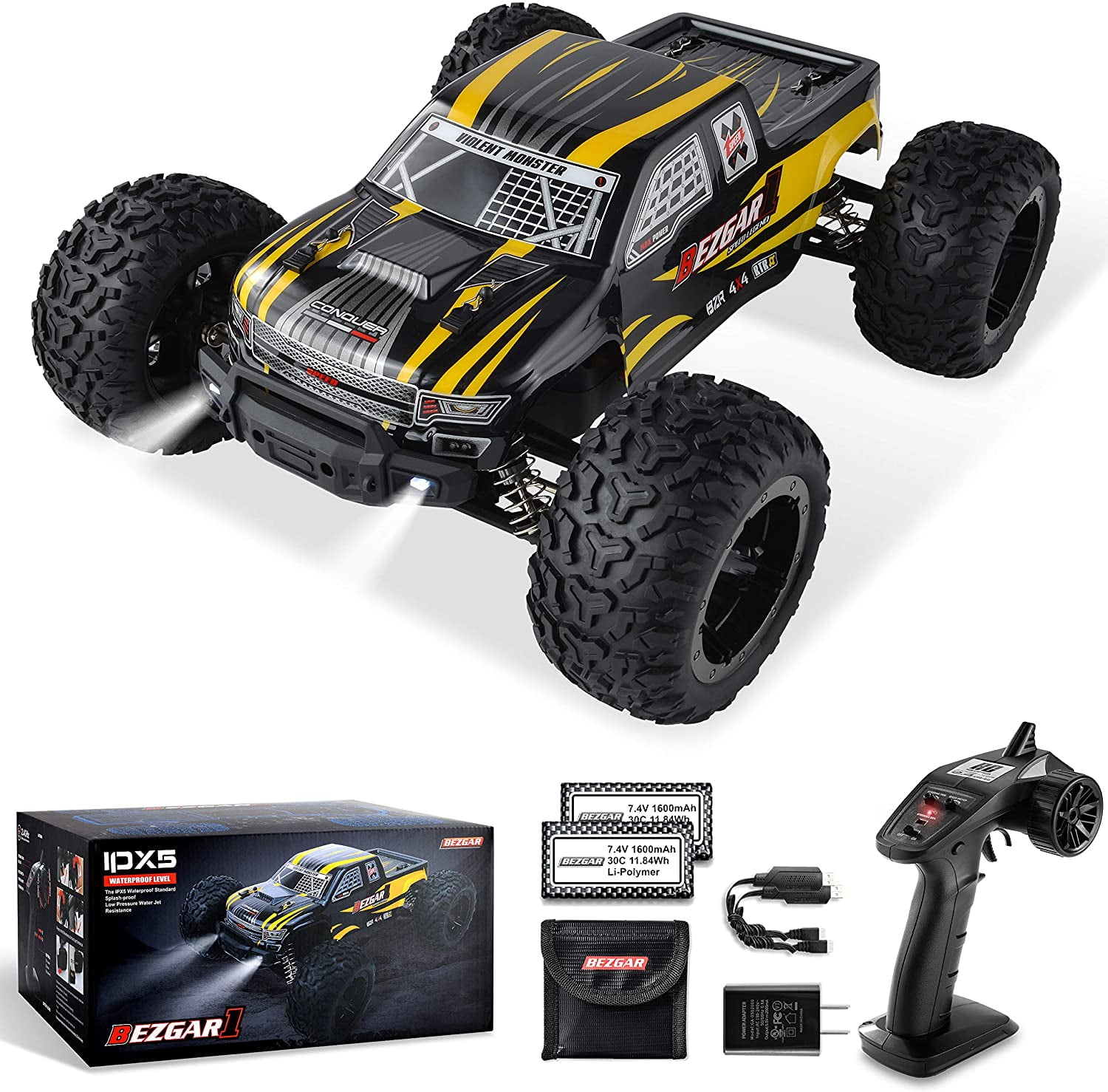 BEZGAR 1 Hobbyist Grade 110 Scale Remote Control Truck