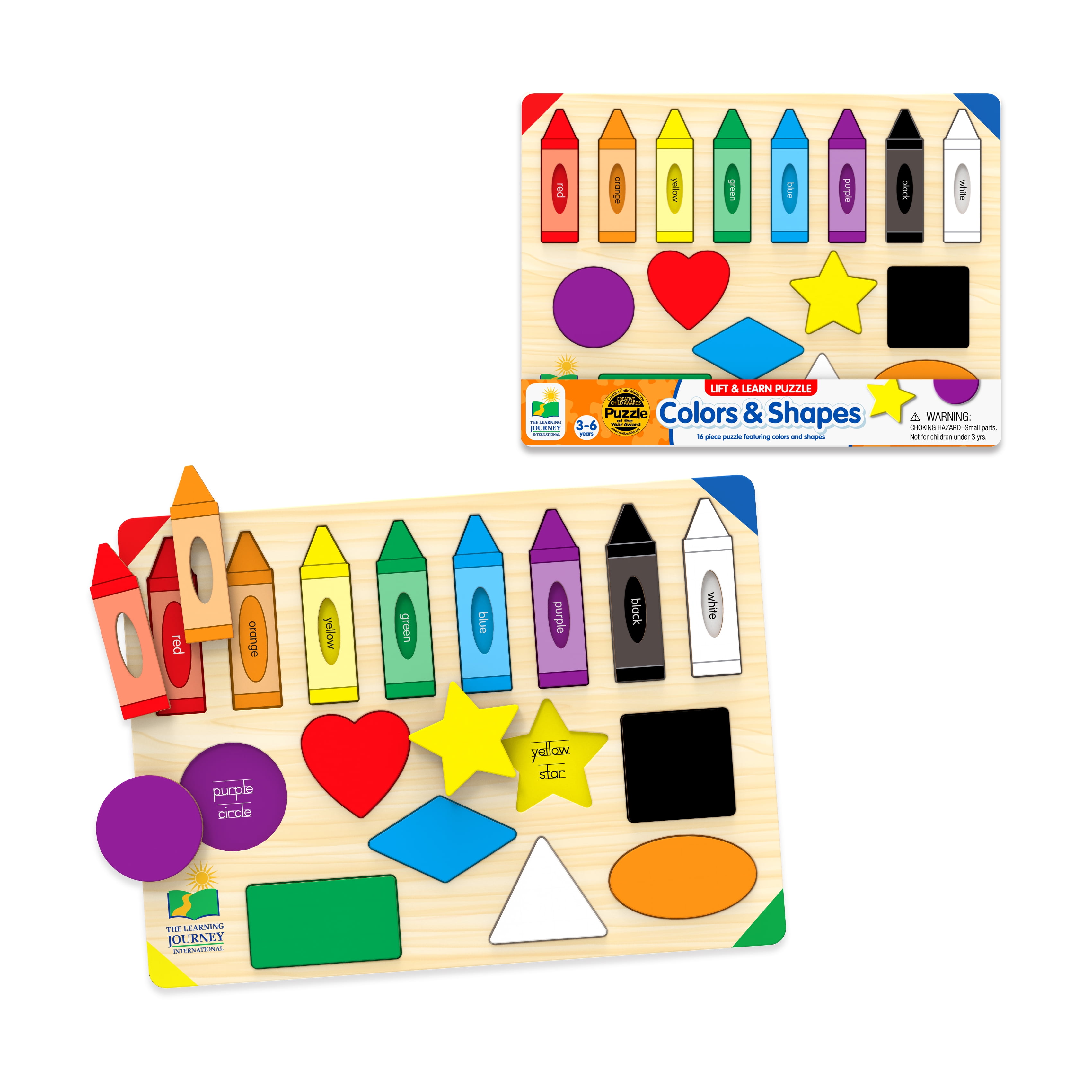 The Learning Journey Lift and Learn Colors and Shapes