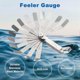 thumbnail image 2 of Feeler Gauge 16 Blade Set Marking Metric Imperial Measuring Hand Tool Carbon Steel Gap Filler Thickness Gauge Measuring Tool (0.05-1.0mm), 2 of 5