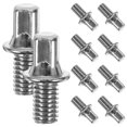 thumbnail image 1 of unbranded 10Ud Tornillos De Pedal Para Batería En Aleación De Zinc Metal Resistente Y Estable Color Plateado, 1 of 7