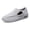 Gray, variant on Women's Wide Width Slip On Walking Shoes Adjustable Hook & Loop Strap Breathable Mesh Air Cushion Non-Slip Comfort Casual Sneakers