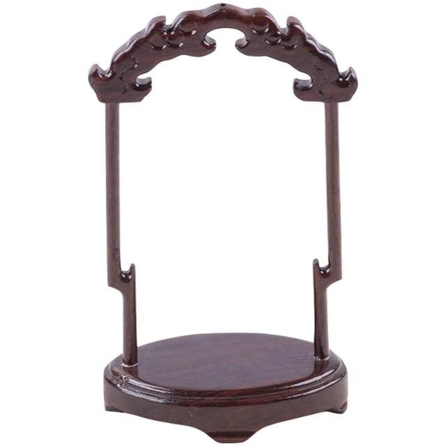 GOOHOCHY Soporte de madera para joyas, organizador de collares y pulseras, expositor