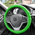 thumbnail image 2 of FH Group , Couvercle de Volant en Silicone avec Marques de Prise, Vert pour Auto, 2 of 4