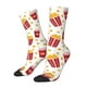 thumbnail image 1 of Fotbe Popcorn Calcetas Largas con Estampado para Hombre y Mujer – Calcetas de Compresión Transpirables y Elásticas, Viajar y Uso Diario Talla 5-11, 1 of 6