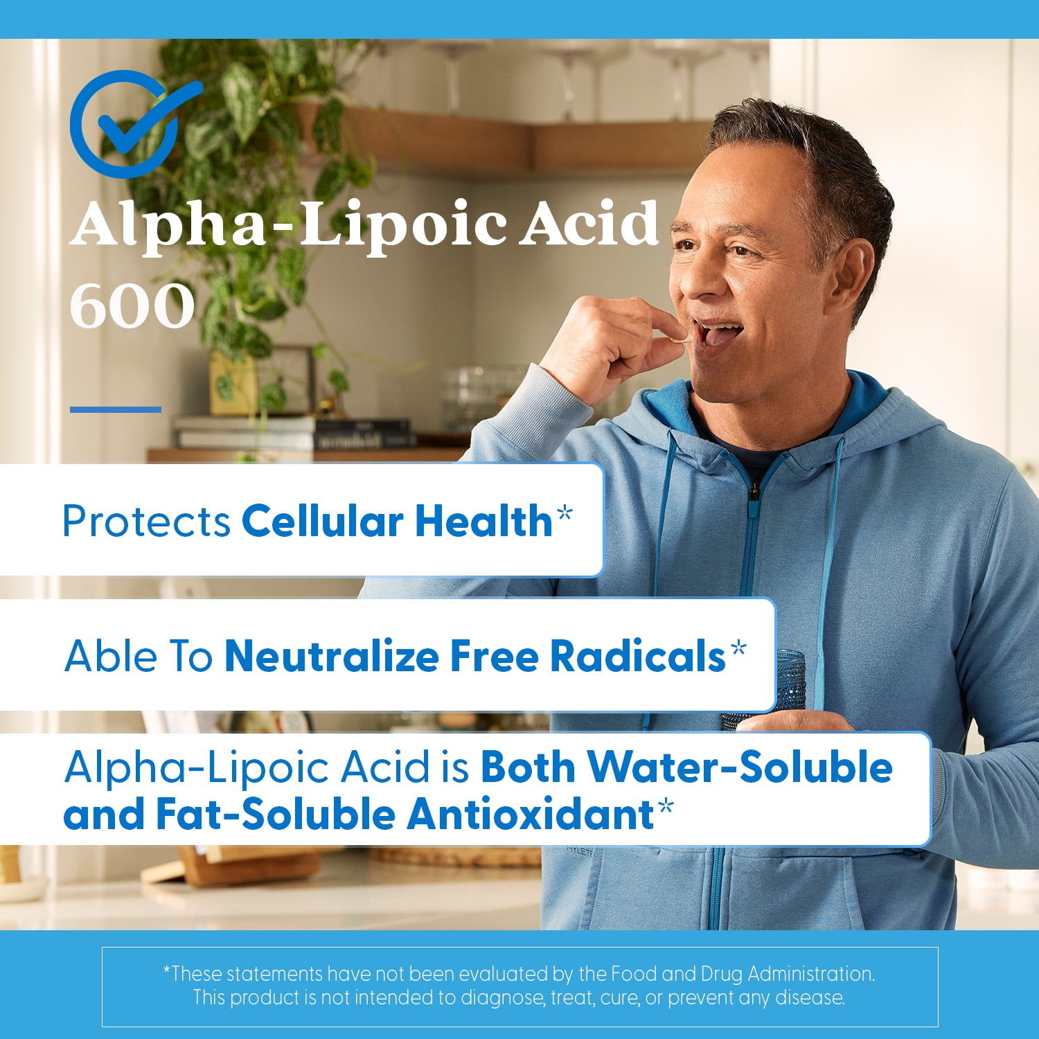 Doctor's Best Alpha-Lipoic Acid 600, Supports Antioxidant Function & Glycemic Balance, 600mg, 180 Veggie Caps