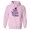Pink, variant on Bad Witch Vibes Hoodie Sweatshirt Unisex Large White