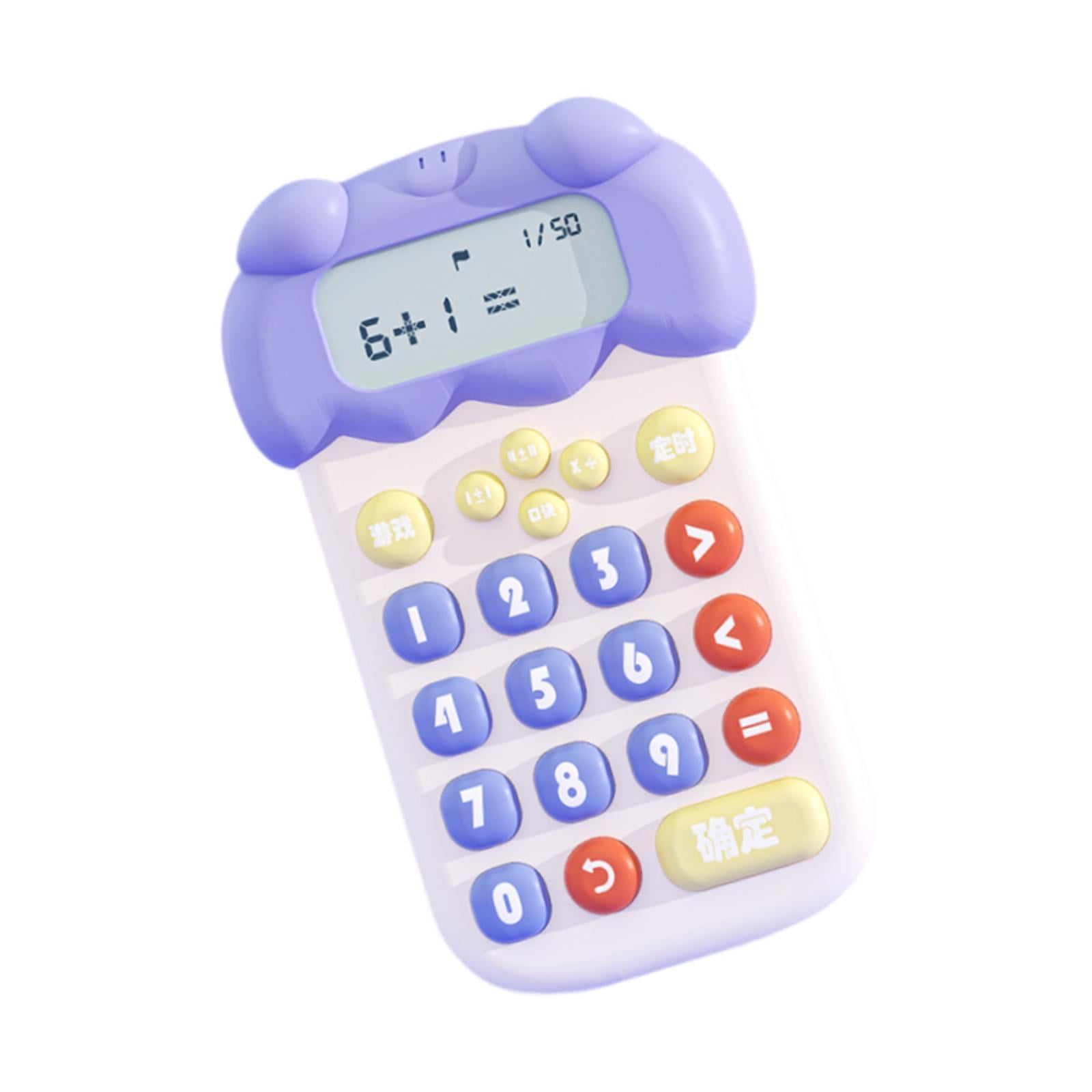 LeeQinersw Dinosaur Calculator Office Desktop Calculator Teaching Aids Intelligent Learning Blue