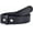 Black, variant on 38mm Mens Solid Strap Genuine Leather Belt Replace Without Pin Buckle Snaps