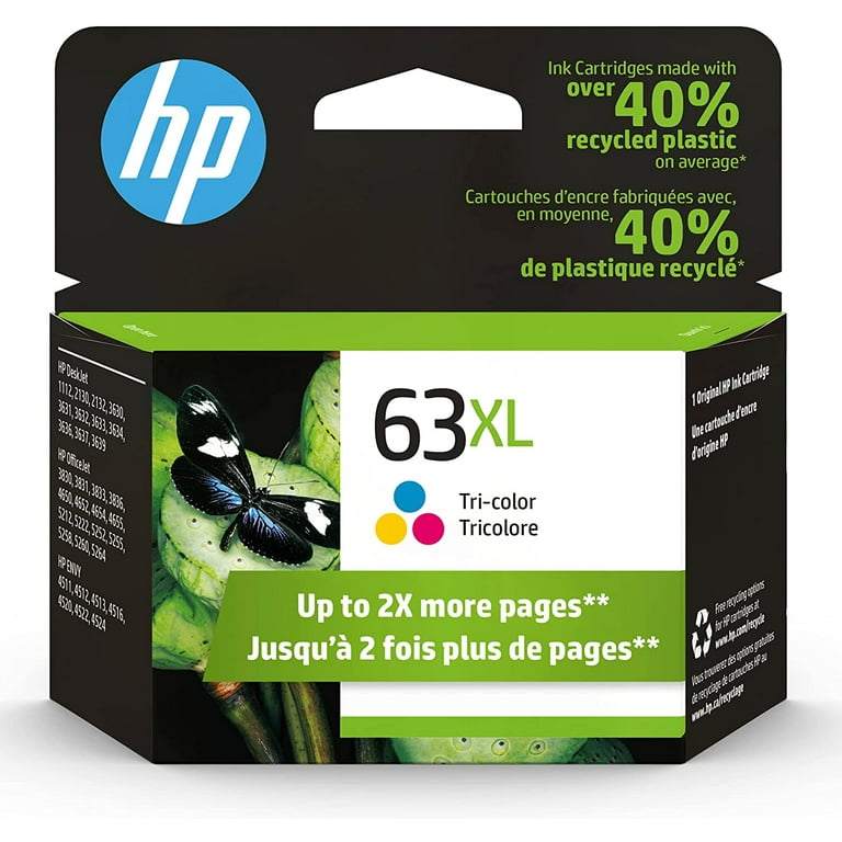 Amazon.com: HP 63XL Black High-yield Ink Cartridge | Works