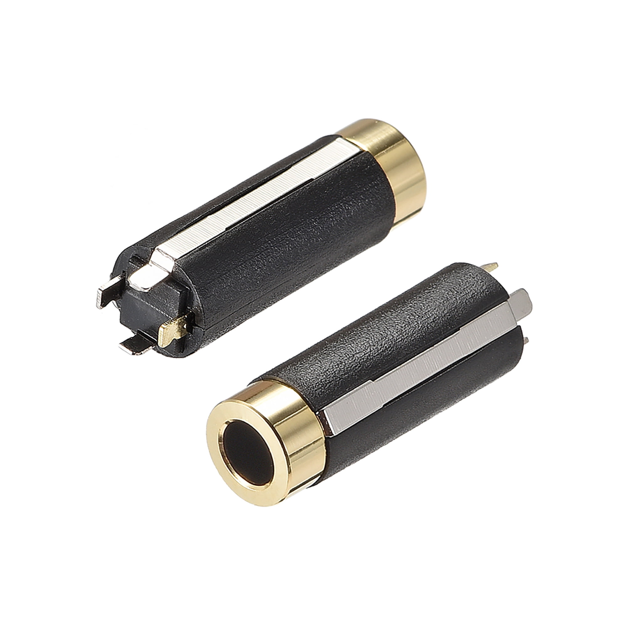 Headphone Jack Adapter 3.5mm 2 Pole Stereo Female Replacement Copper