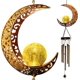 thumbnail image 1 of Solar Moon Wind Chimes for Mom Outdoor Moon Decor Clearance Gardening Gifts Mom Birthday Gifts for Women Grandma Gifts Decorations, 1 of 4