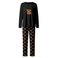 thumbnail image 4 of Women's Pajamas Highland Cattle Printed Crew Neck Tops Trousers Nightwear Womens Homewear, 4 of 4