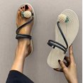thumbnail image 3 of Vedolay Summer Sandals for Women 2023 Women's Platform Casual Ankle Strap Wedge Comfortable Sandals,Rose Gold 9, 3 of 5