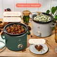 thumbnail image 2 of Beautiful 2 Qt Manual Slow Cooker, 2-Pack, Thyme Green + Porcini Taupe by Drew Barrymore, 2 of 15