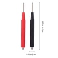 thumbnail image 2 of FUTUREORYY 1Jgo Cables De Para Multímetro Con Resistentes Y Conectores Banana De, 2 of 6