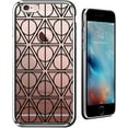 thumbnail image 1 of Deathly Hallows Symbol Pattern, Large | Luxendary Chrome Series Designer case for iPhone 6/6s in Silver Trim, 1 of 5