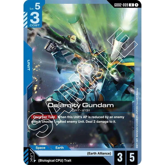 Dual Impact Calamity Gundam GD02-009