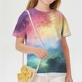 thumbnail image 4 of T-Shirt à Manches Courtes pour Enfants avec Col Rond et Imprimé, Haut Graphique Décontracté pour Garçons et Filles, Mélange de Polyester Doux et Respirant pour Tout-Petits, 4 of 9