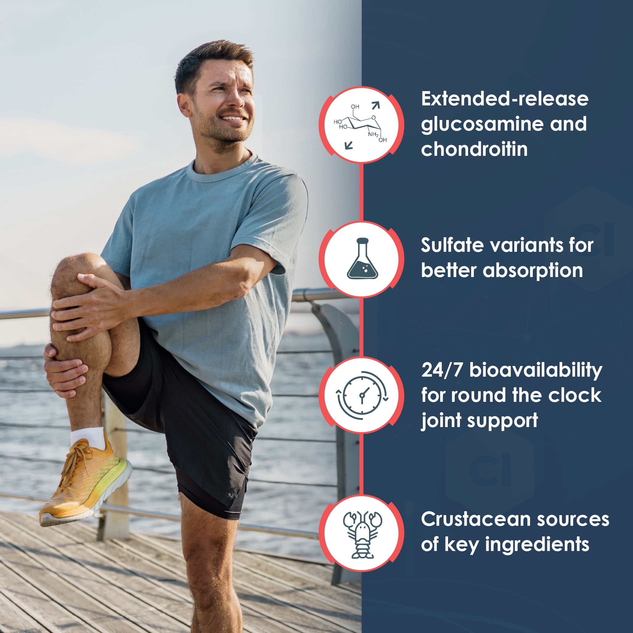 Rawleigh Flexezy-ER with Glucosamine & Chondroitin for Joints & Cartilage Health 120 Count