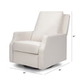 thumbnail image 5 of Namesake Classic Crewe Eco Performance Recliner with 360° Swivel in Cream, 5 of 11