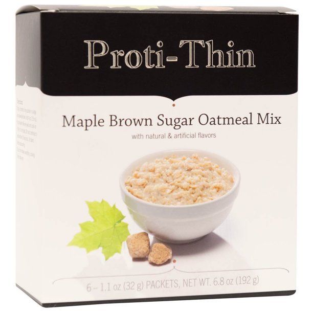 ProtiThin Maple Brown Sugar Protein Oatmeal 15g Protein Low Carb