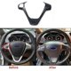 thumbnail image 2 of Car Carbon Fiber Steering Wheel Panel Cover Trim Frame Sticker for Ford Fiesta MK7 2009-2017 Ecospor, 2 of 5
