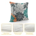 thumbnail image 4 of Acheng  Blue Aqua Oblong Throw Pillow Covers Orange Gray Floral Anchors Pattern Decorative Cushion Cases for Couch Sofa Bedroom  White, 4 of 5