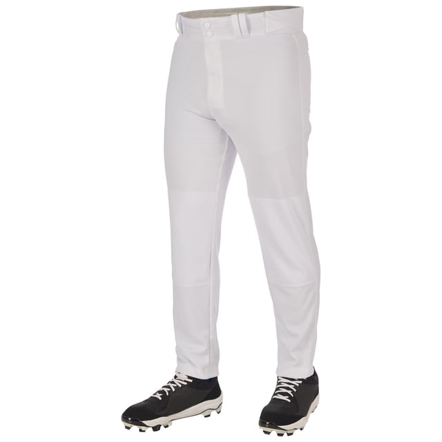 Pantalón de Béisbol CHAMPRO Triple Crown 2.0 Corte Cónico Tela TEK-KNIT con Rodillas Reforzadas Blanco XL