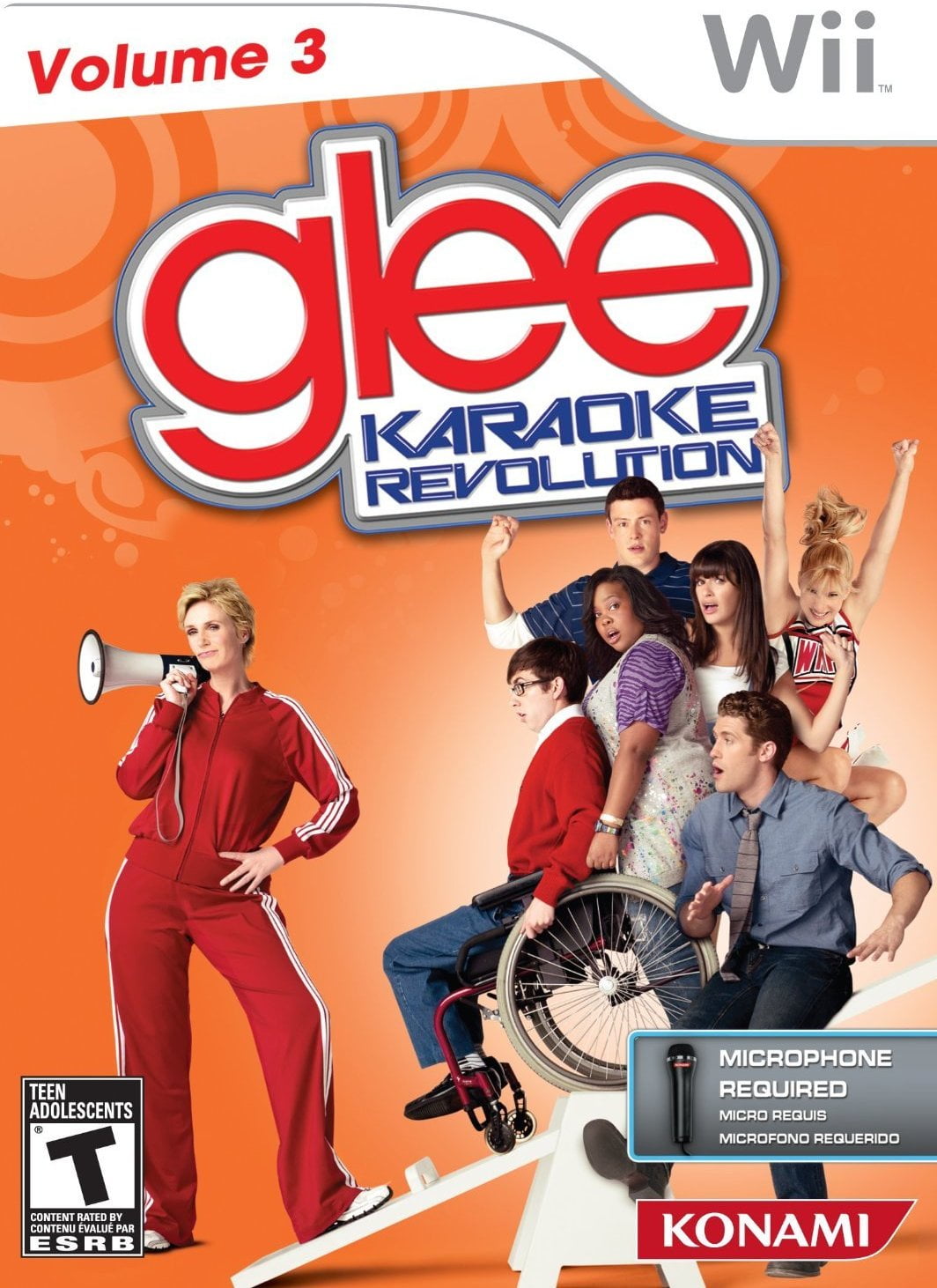 wijsvinger Lot Defilé Karaoke Revolution Glee: Volume 3 - Nintendo Wii (Game Only) - Walmart.com