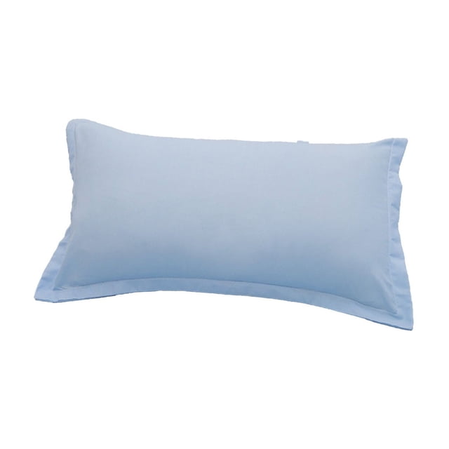 Polyester Pillowcase 19x29 Inch Soft Breathable Sleep Cover 5-Color Home Decor Solid Color Cushion Case Washable Machine Safe