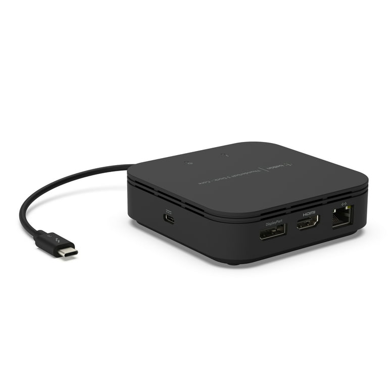Belkin Thunderbolt 3 Dock Core With Thunderbolt 3 Cable - Usb C Hub - 7-In-1 Docking Station For Macs & Windows, 60W Upstream Charging, With Gigabit Belkin Thunderbolt 3 Dock Core With Thunderbolt 3 Cable - Usb C Hub - 7-In-1 Docking Station For Macs & Windows, 60W Upstream Charging, With Gigabit
