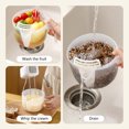 thumbnail image 5 of Guozer Filter Cup with Strainer Beating Cup Mixing Bowl For Soy Milk Coffee Milk Yogurt Kefir Honey Wine Kitchen Accessories Baking Tools, 5 of 7